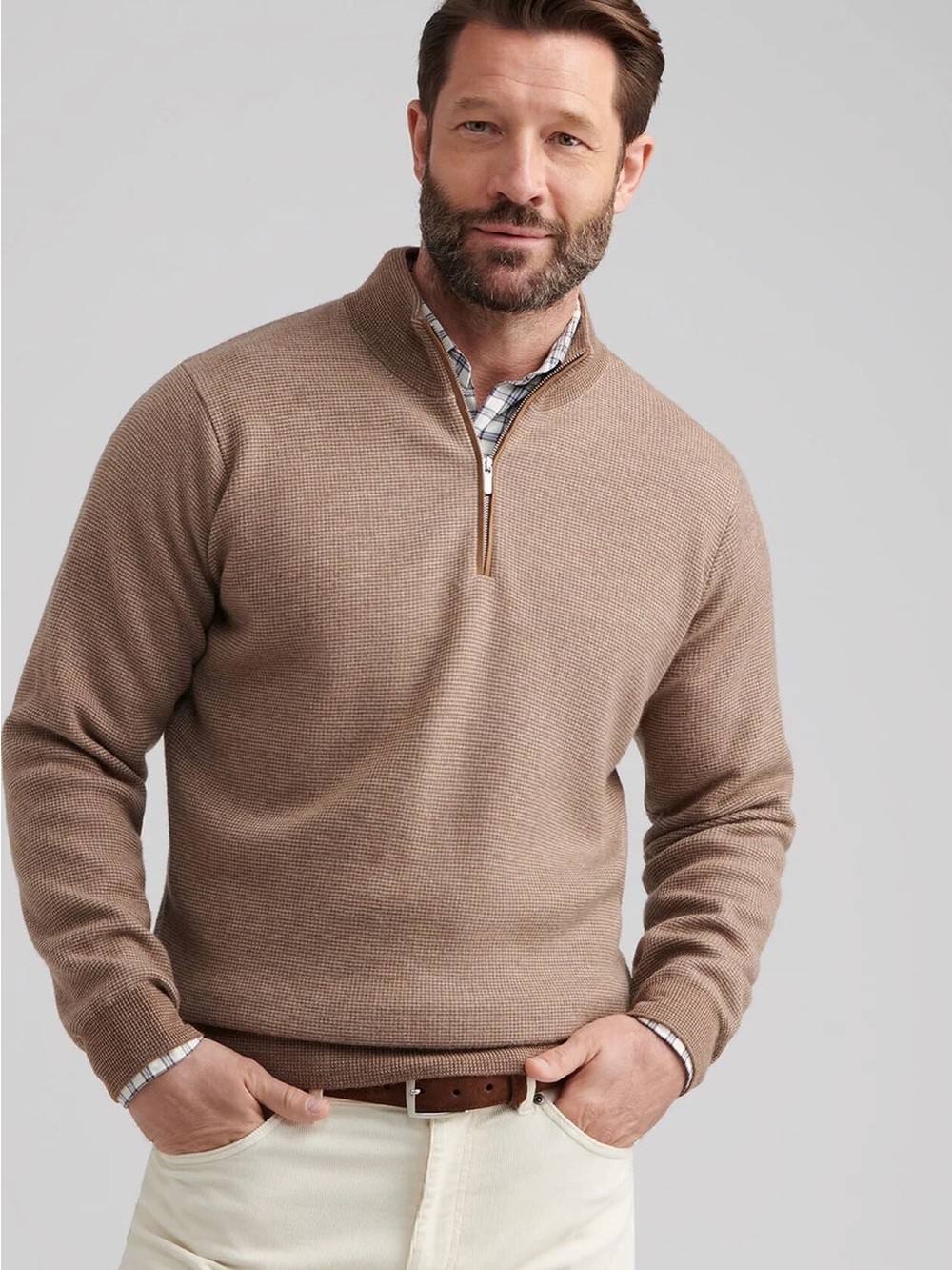 NWT Peter Millar Crown Men's West Quarter-Zip Sweater (Small)